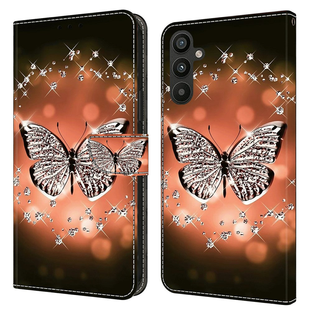 Galaxy A15 4G Wallet-Hülle – Mit 3D-Muster, Kartenfächer & Ständer