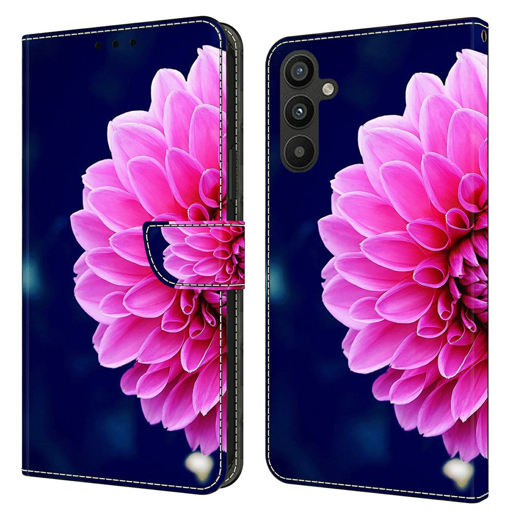 Galaxy A15 4G Wallet-Hülle – Mit 3D-Muster, Kartenfächer & Ständer