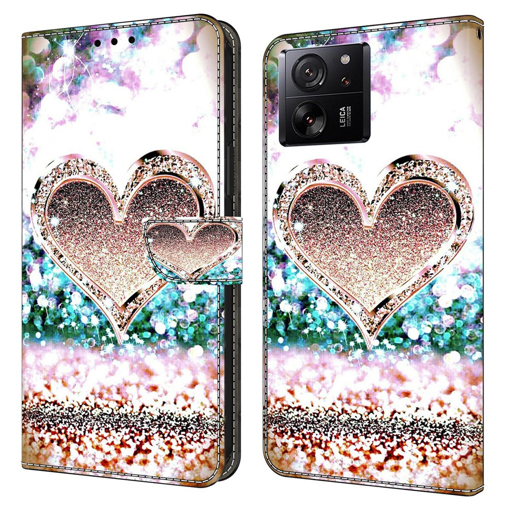 For Xiaomi Redmi K60 Ultra / 13T / 13T Pro Case  Folio PU Leather 3D Pattern Printing Phone Cover
