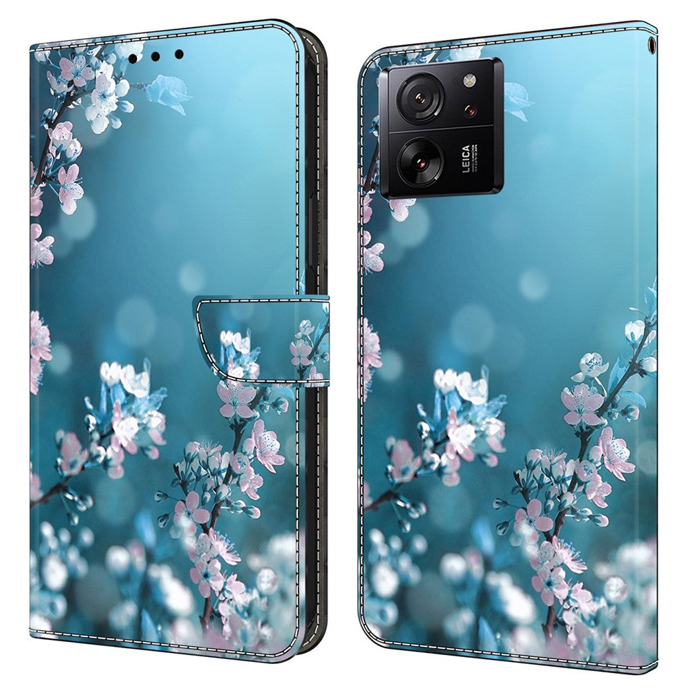 For Xiaomi Redmi K60 Ultra / 13T / 13T Pro Case  Folio PU Leather 3D Pattern Printing Phone Cover