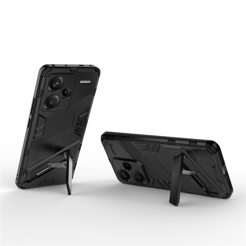 For Xiaomi Redmi Note 13 Pro+ 5G Case Anti-Scratch Kickstand PC+TPU Phone Cover