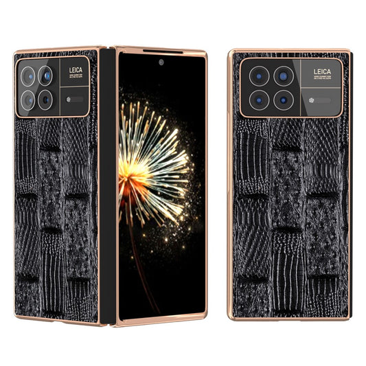Xiaomi Mix Fold 3 5G Handyhülle – mit galvanisierter Mahjong-Textur, rutschfeste