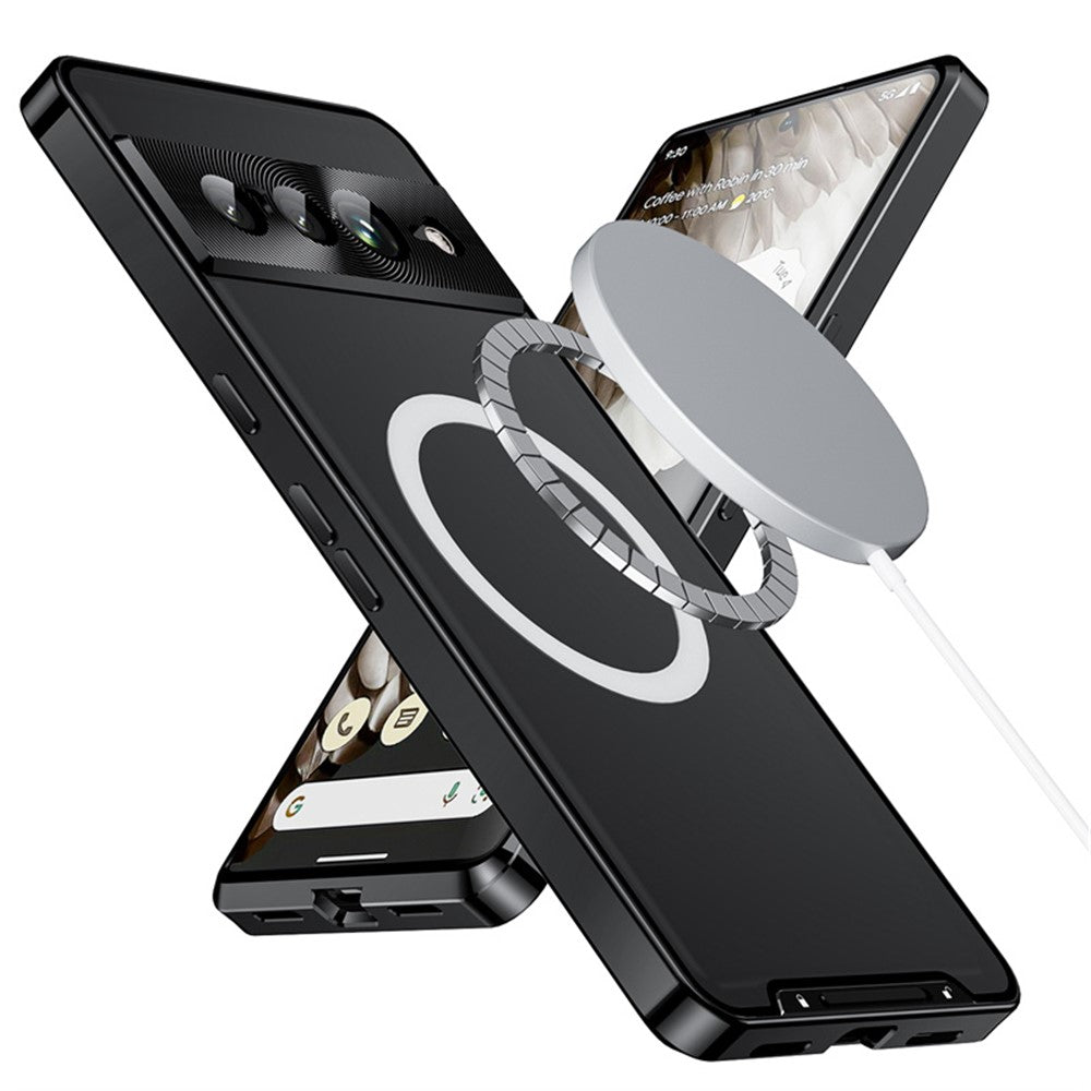 Pixel 8 Pro Magnetische Hülle mit Metallkante & Kameraschutz