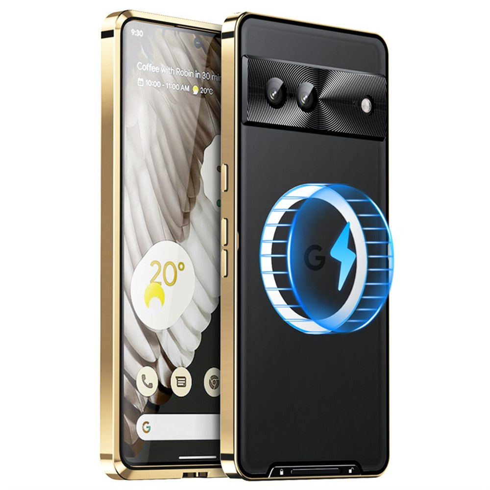 Pixel 8 Magnetische Hülle mit Metallkante & Kameraschutz