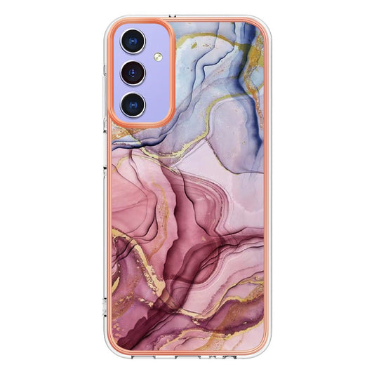 Galaxy A15 5G Schutzhülle – Mit Marmormuster 2,0 mm Galvanik-Rückseite