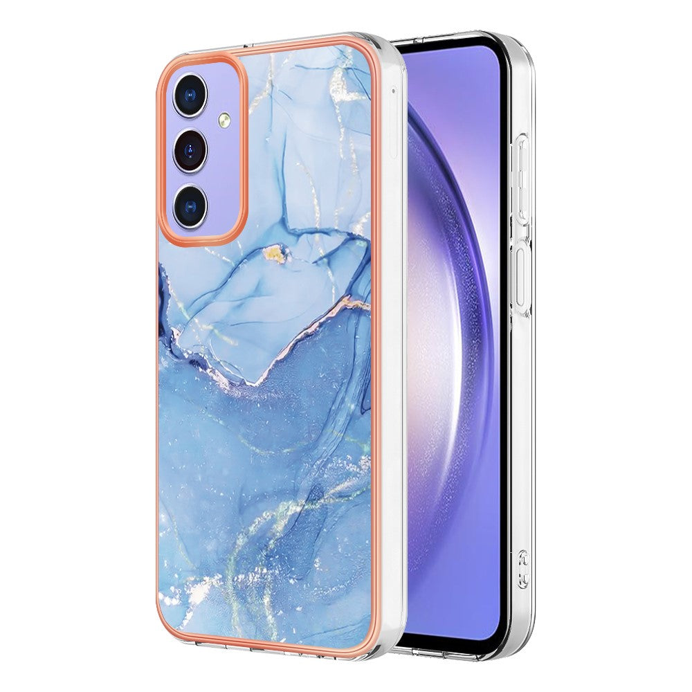 Galaxy A15 5G Schutzhülle – Mit Marmormuster 2,0 mm Galvanik-Rückseite