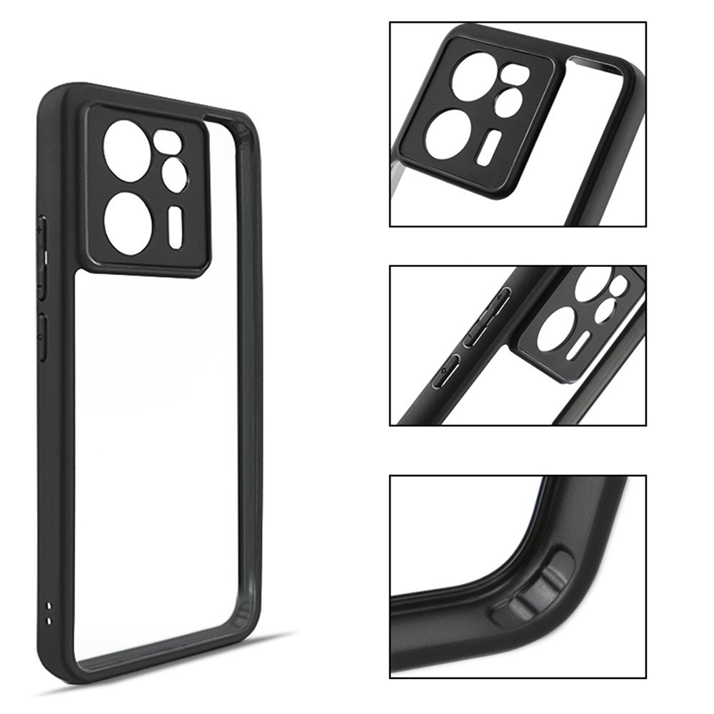 For Xiaomi 13T Pro / 13T / Redmi K60 Ultra Case Dustproof Phone Shell TPU + PC Clear Phone Cover