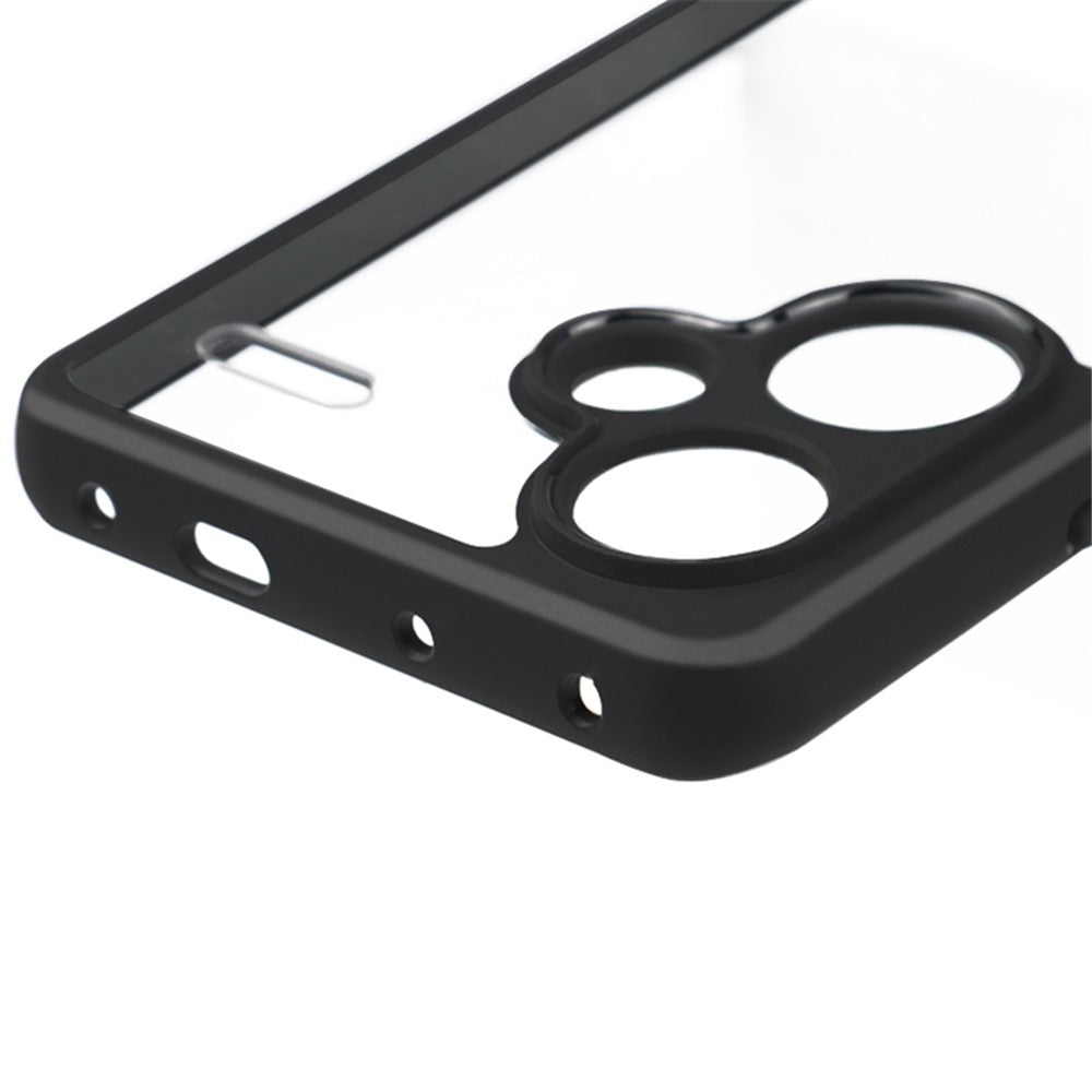 For Xiaomi Redmi Note 13 Pro+ 5G Slim-Fit TPU + PC Clear Phone Cover Dustproof Phone Shell Case