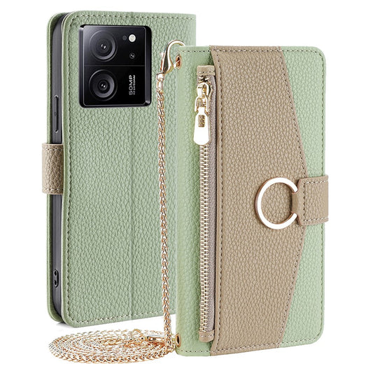 Xiaomi 13T / Xiaomi 13T Pro / Xiaomi Redmi K60 Ultra Handyhülle – 13T / 13T Pro PU-Leder Flip Makeup Mirror