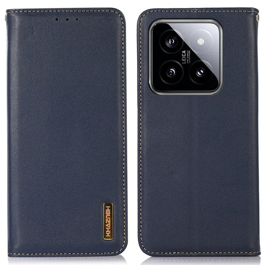 Xiaomi 14 Pro Handyhülle – KHAZNEH aus echtem Rindsleder mit Nappastruktur, RFID-blockierende