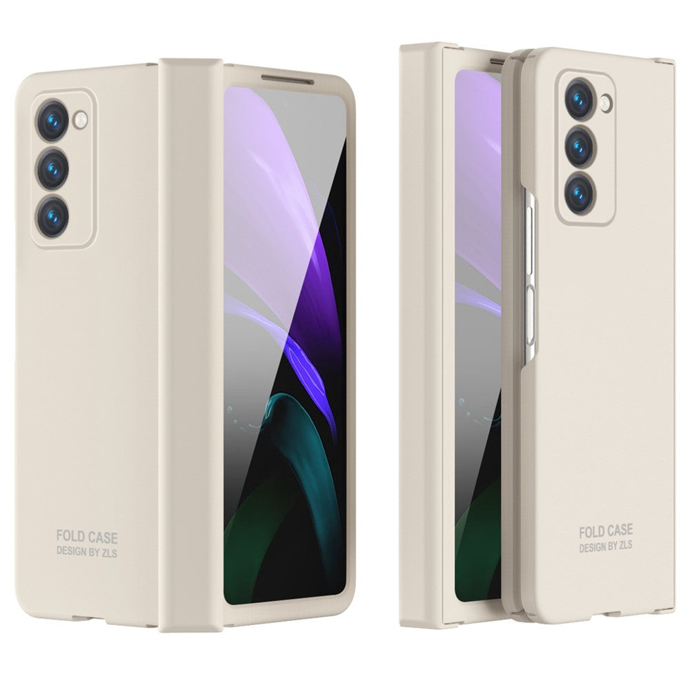 Galaxy Z Fold2 5G Schutzhülle – Mit kratzfester Displayschutzfolie aus gehärtetem Glas