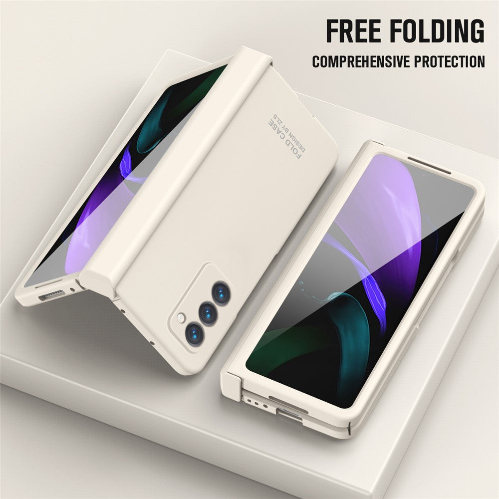 Galaxy Z Fold2 5G Schutzhülle – Mit kratzfester Displayschutzfolie aus gehärtetem Glas