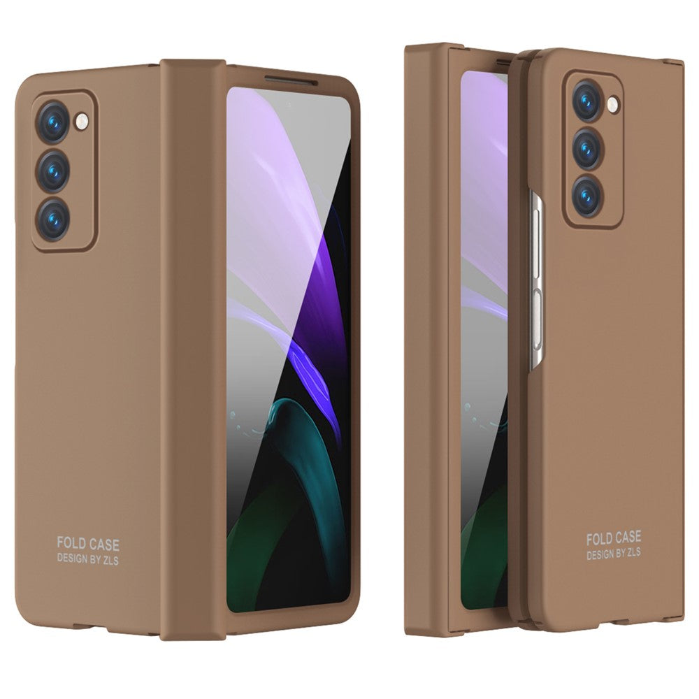 Galaxy Z Fold2 5G Schutzhülle – Mit kratzfester Displayschutzfolie aus gehärtetem Glas
