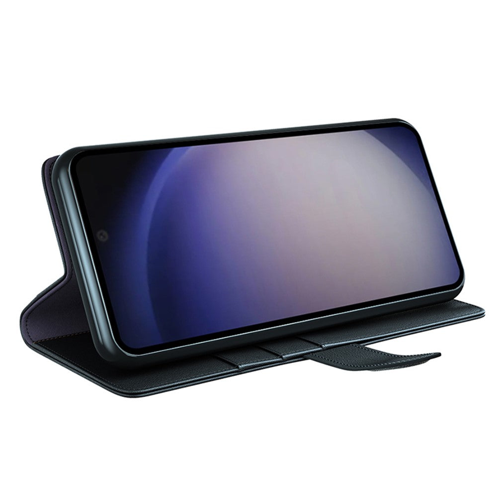 Galaxy S24 Echtleder Hülle mit Kartenfach