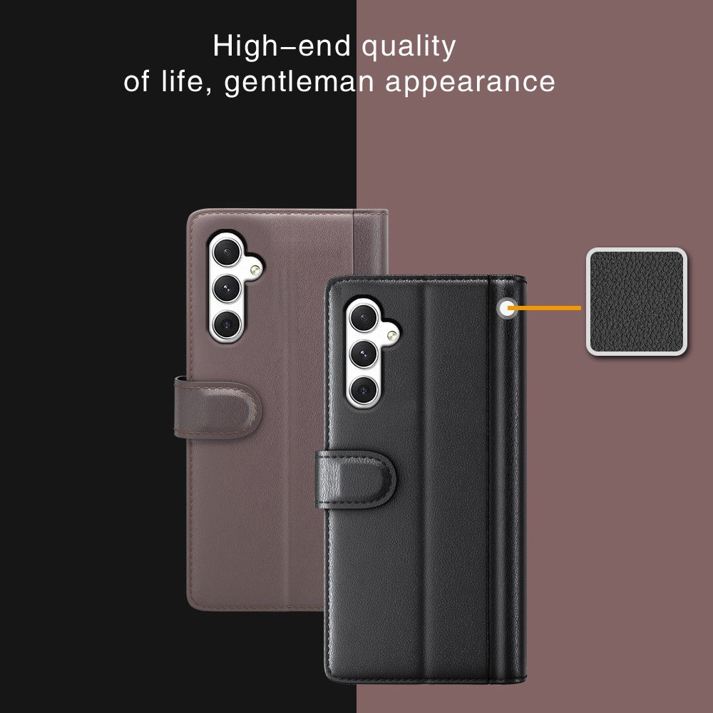 Galaxy S24 Echtleder Hülle mit Kartenfach