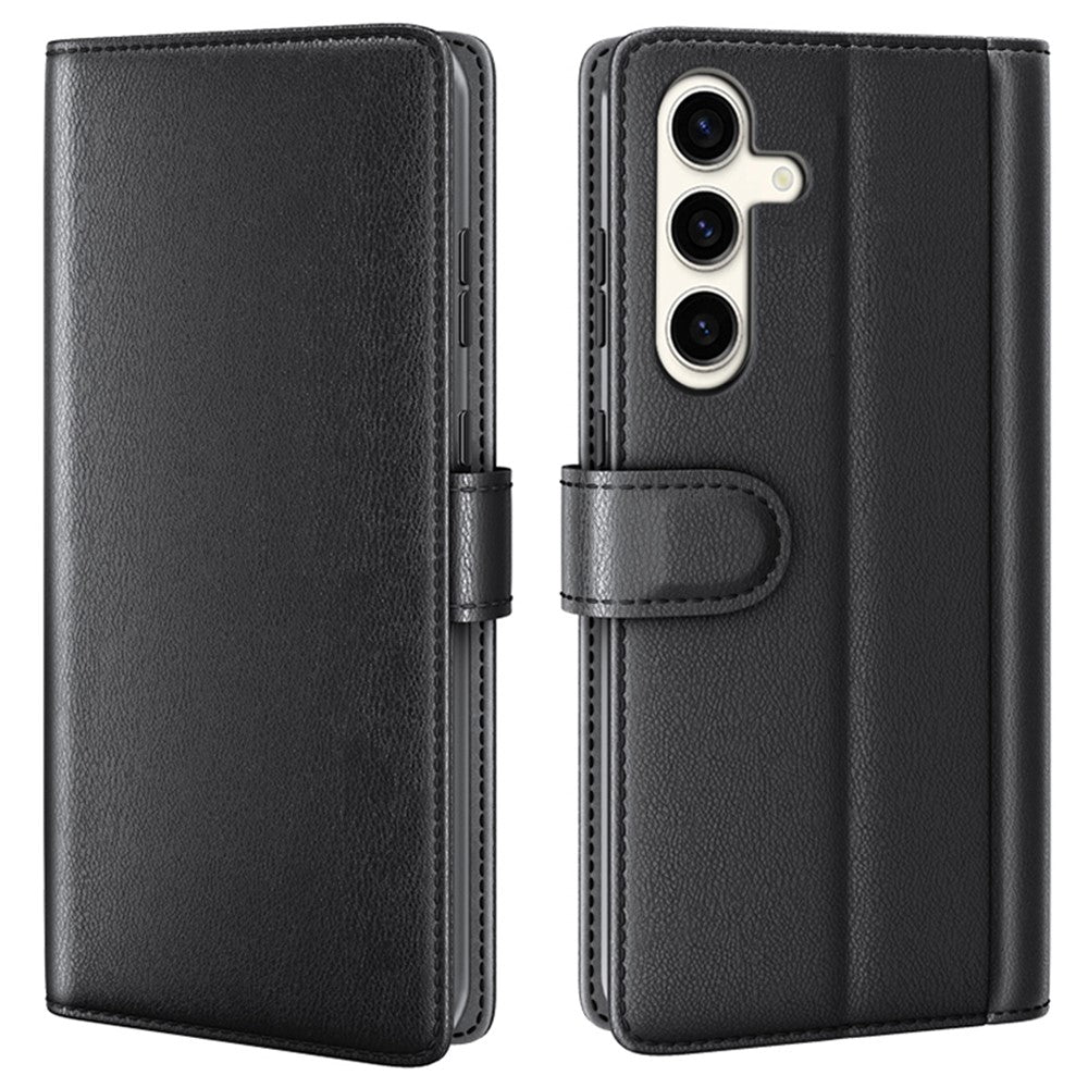 Galaxy S24 Plus Echtleder Hülle mit Kartenfach