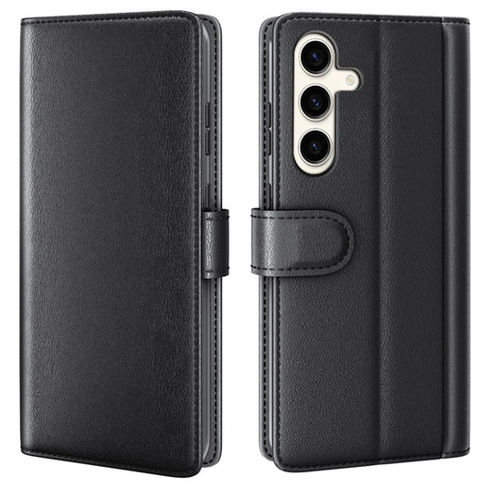 Galaxy S24 Plus Echtleder Hülle mit Kartenfach