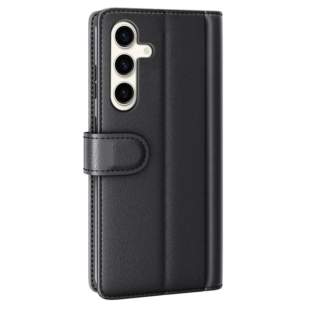 Galaxy S24 Plus Echtleder Hülle mit Kartenfach