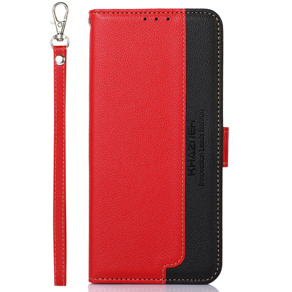 KHAZNEH For Xiaomi Redmi 13C 4G / 13C 5G / Poco C65 4G / Poco M6 5G / 13R 5G Case RFID Blocking Phone Leather Cover
