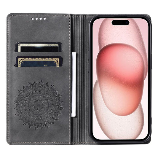 iPhone 14 Pro Max Wallet-Hülle – Mit Magnetverschluss & Muster aufgedruckt