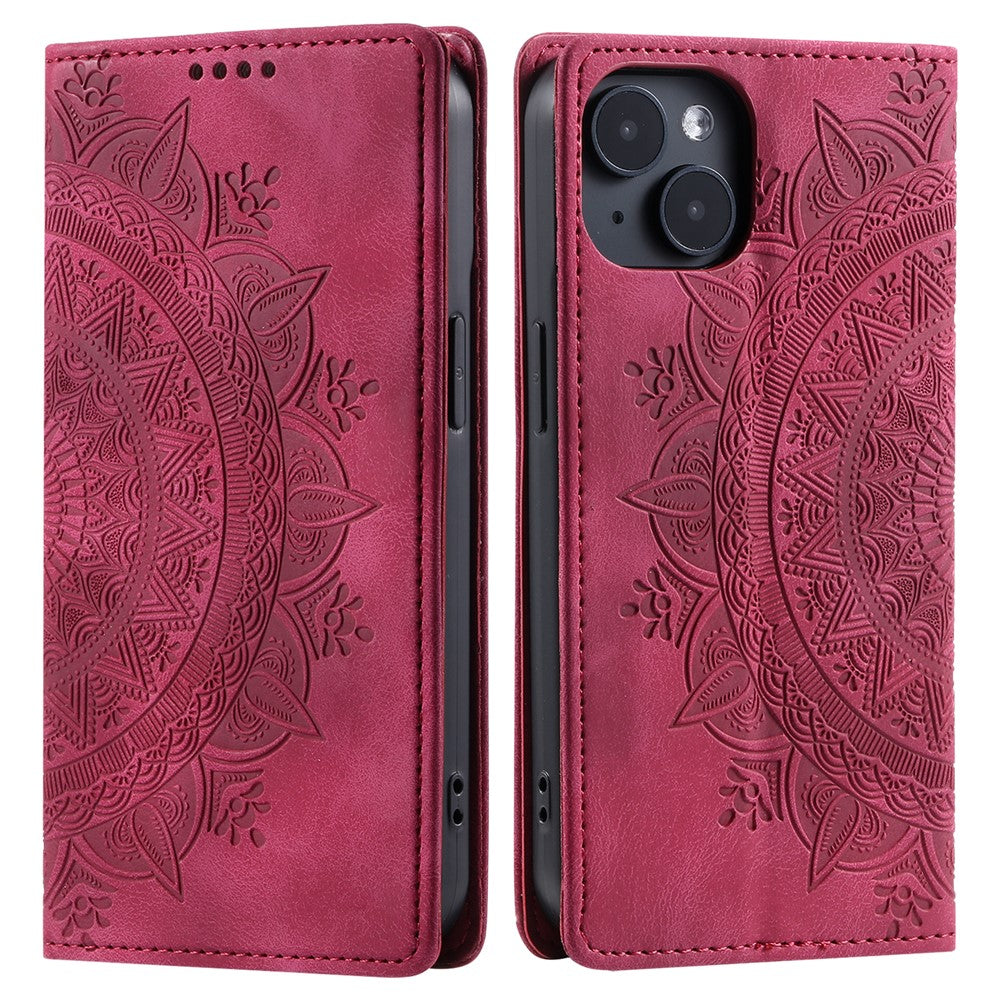 iPhone 14 Wallet-Hülle – Mit Magnetverschluss & Muster aufgedruckt