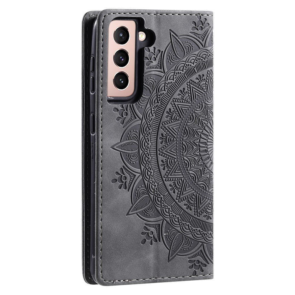 Galaxy S22 5G Wallet-Hülle – Mit Magnetverschluss & Muster aufgedruckt