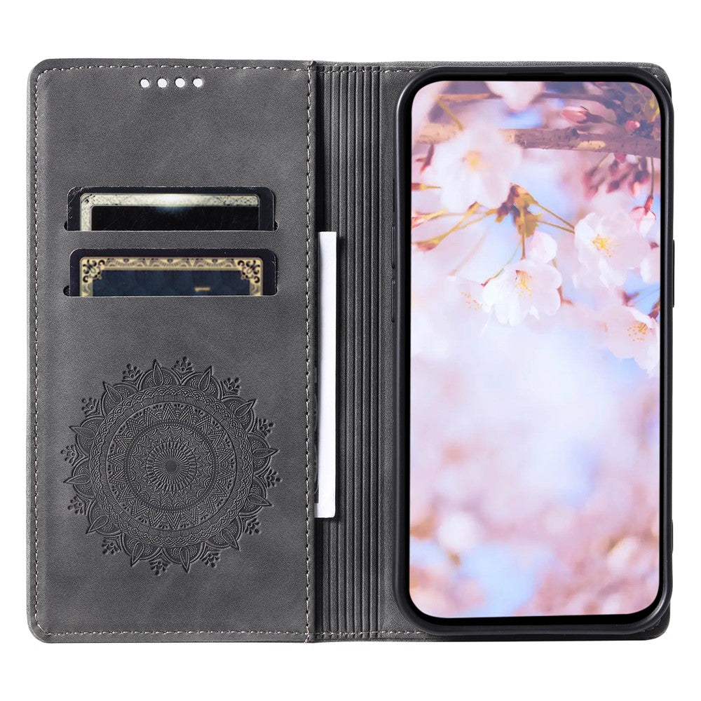 Galaxy S24 Wallet-Hülle – Mit Magnetverschluss & Muster aufgedruckt