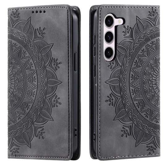 Galaxy S23 Wallet-Hülle – Mit Magnetverschluss & Muster aufgedruckt