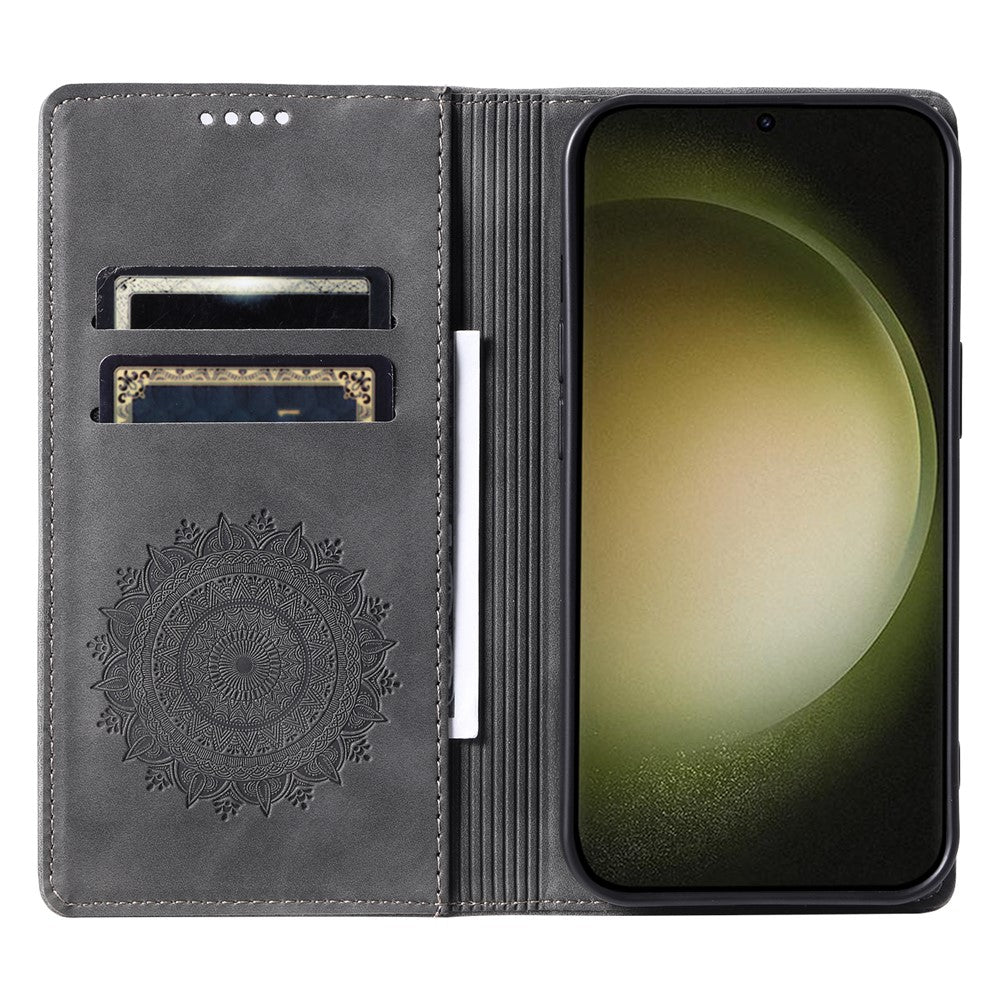 Galaxy S23 Wallet-Hülle – Mit Magnetverschluss & Muster aufgedruckt