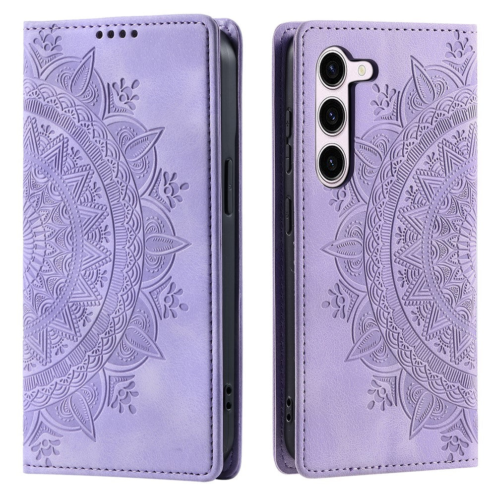 Galaxy S23 Wallet-Hülle – Mit Magnetverschluss & Muster aufgedruckt