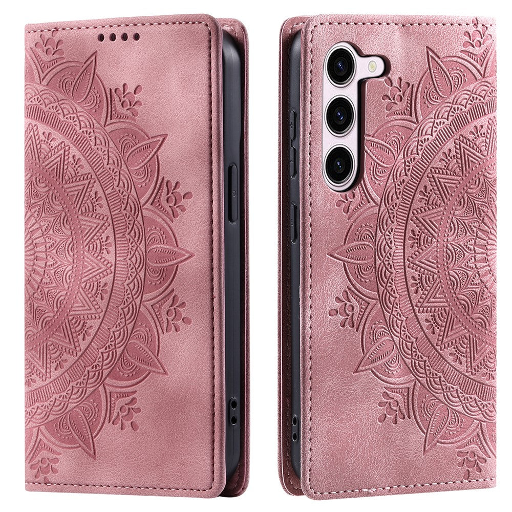 Galaxy S23 Wallet-Hülle – Mit Magnetverschluss & Muster aufgedruckt