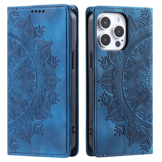 iPhone 15 Pro Wallet-Hülle – Mit Magnetverschluss & Muster aufgedruckt
