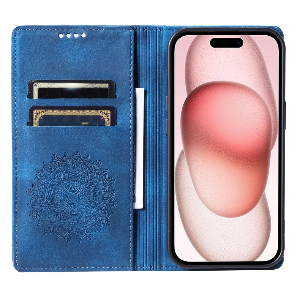 iPhone 15 Pro Wallet-Hülle – Mit Magnetverschluss & Muster aufgedruckt