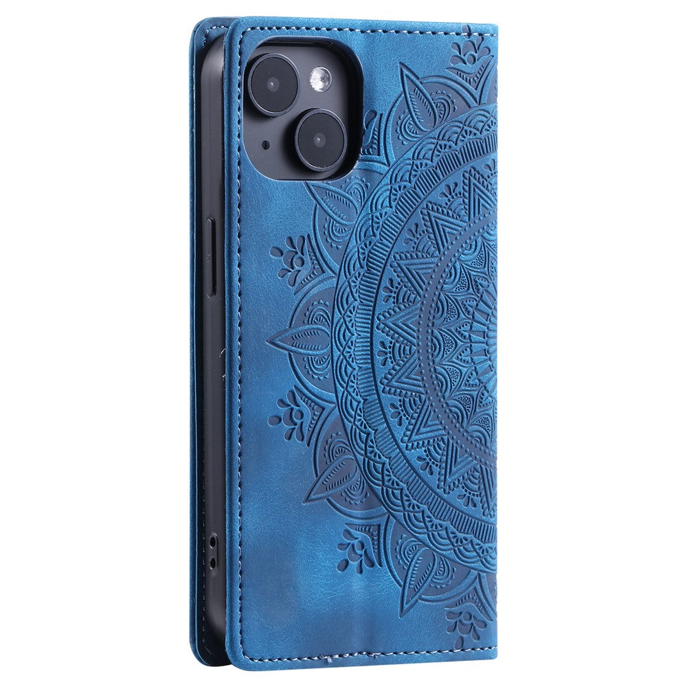 iPhone 15 Plus Wallet-Hülle – Mit Magnetverschluss & Muster aufgedruckt
