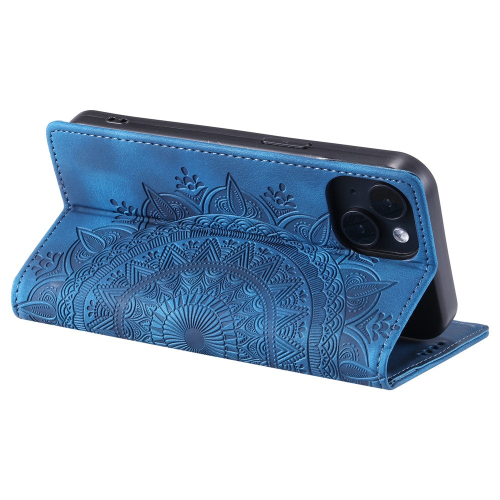 iPhone 15 Wallet-Hülle – Mit Magnetverschluss & Muster aufgedruckt