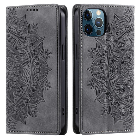 iPhone 12 Pro Max Wallet-Hülle – Mit Magnetverschluss & Muster aufgedruckt
