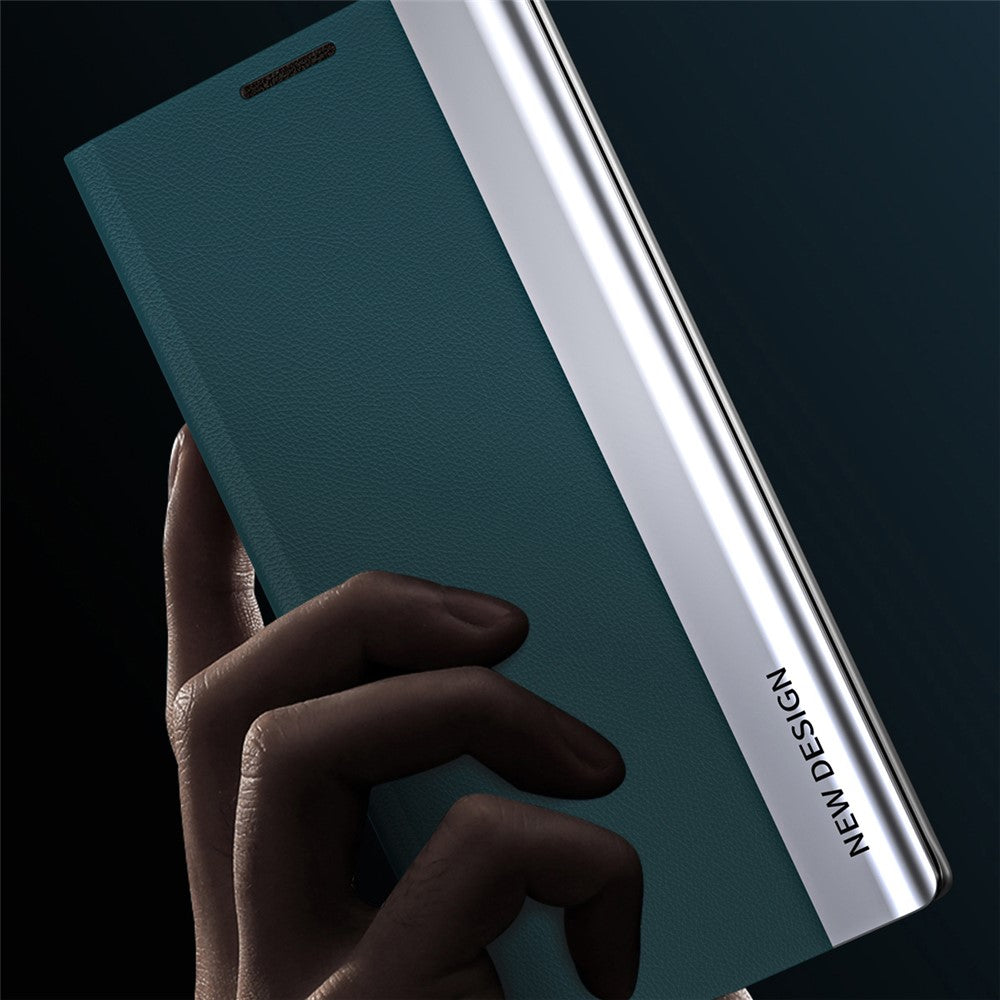 Galaxy S24 Plus Klappbare Hülle – elegant, stoßfest, mit Ständer & galvanisierter Oberfläche