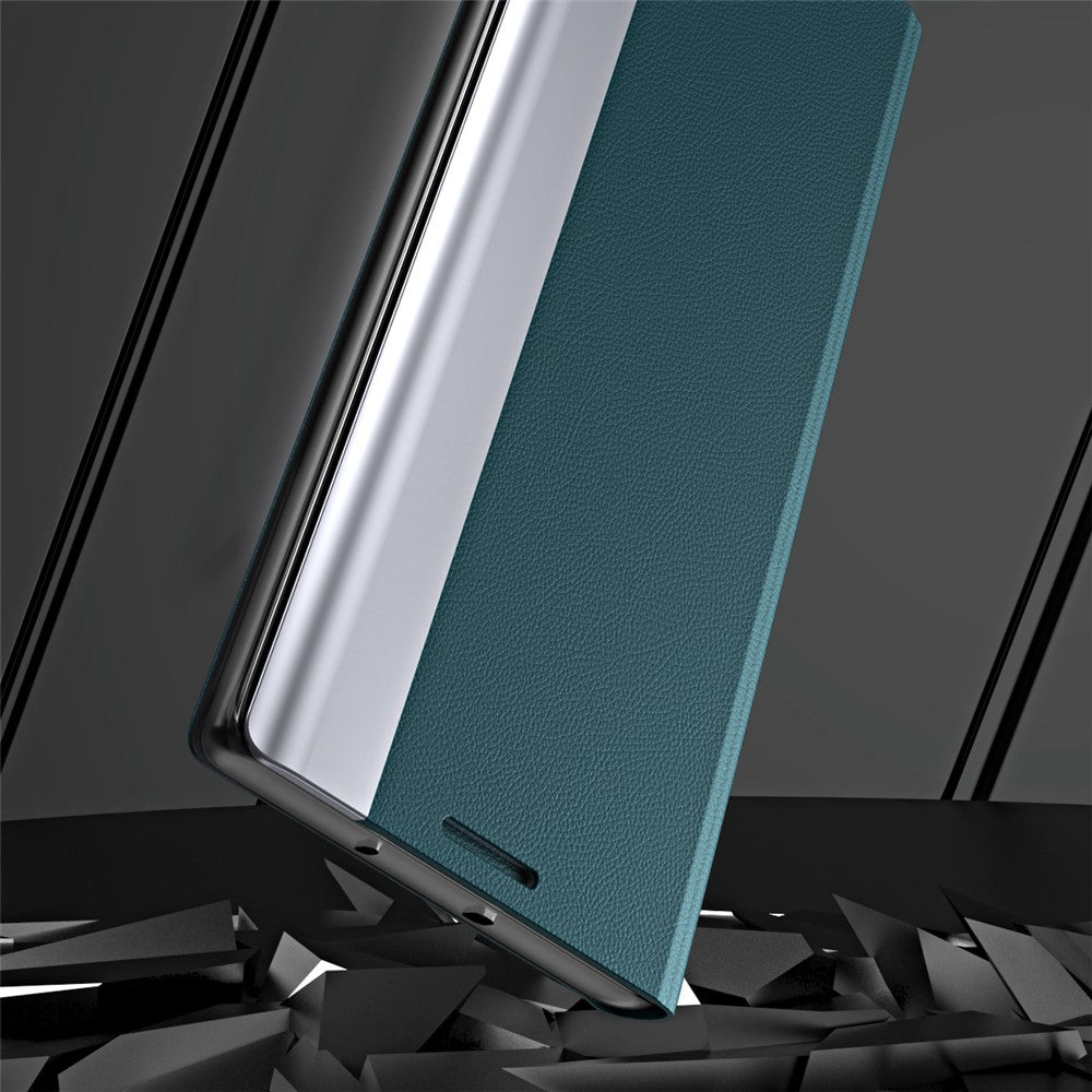 Galaxy S24 Ultra Klappbare Hülle – elegant, stoßfest, mit Ständer & galvanisierter Oberfläche