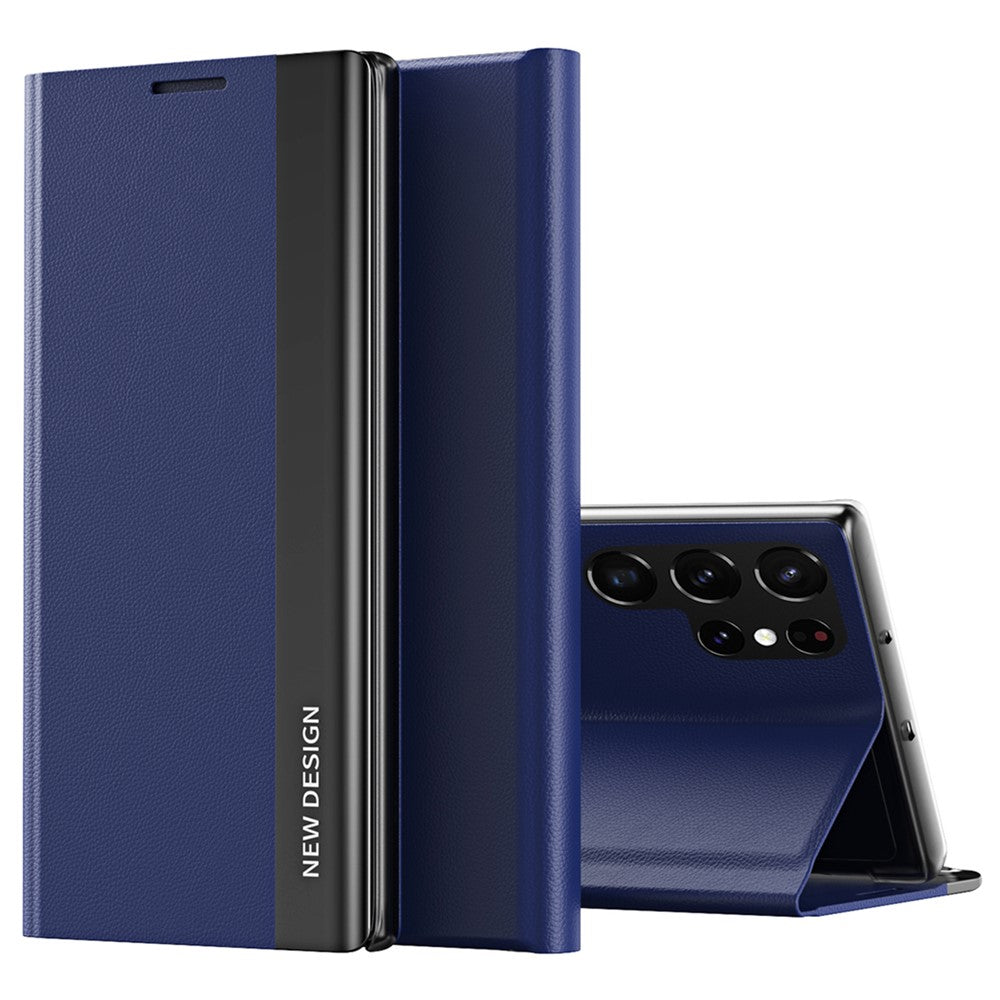 Galaxy S24 Ultra Klappbare Hülle – elegant, stoßfest, mit Ständer & galvanisierter Oberfläche