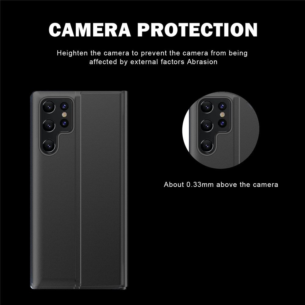 Galaxy S24 Ultra Elegante Hülle – Mit Magnetfunktion & Ansichtsfenster