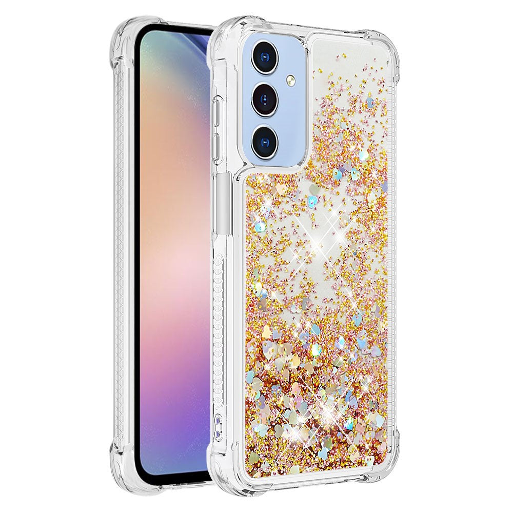 Galaxy A15 5G Glitzer-Hülle – Stoßfest & mit Treibsand