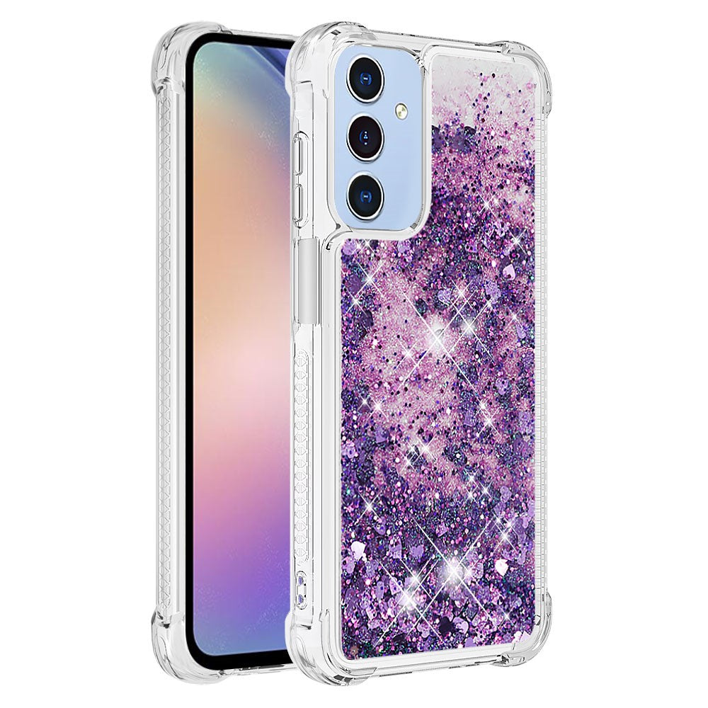 Galaxy A15 5G Glitzer-Hülle – Stoßfest & mit Treibsand