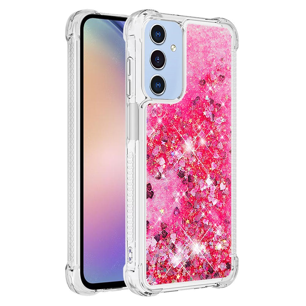 Galaxy A15 5G Glitzer-Hülle – Stoßfest & mit Treibsand