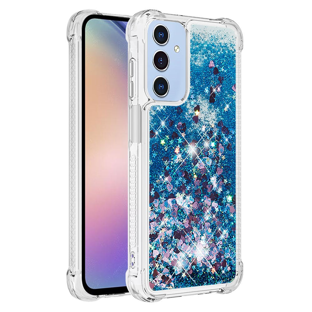 Galaxy A15 5G Glitzer-Hülle – Stoßfest & mit Treibsand