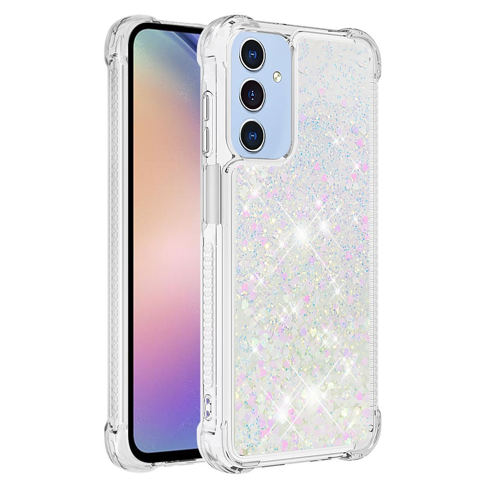 Galaxy A15 5G Glitzer-Hülle – Stoßfest & mit Treibsand