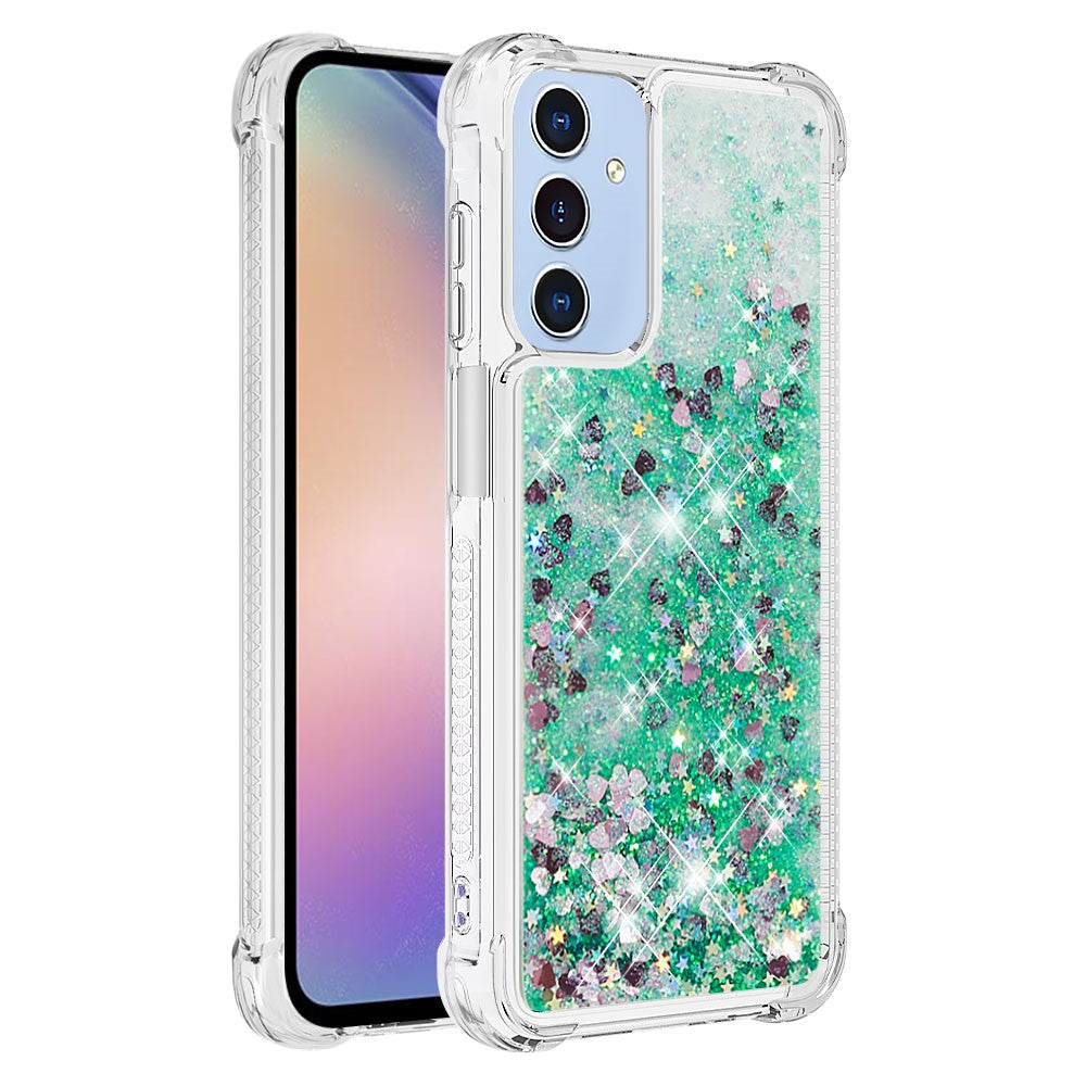 Galaxy A15 5G Glitzer-Hülle – Stoßfest & mit Treibsand