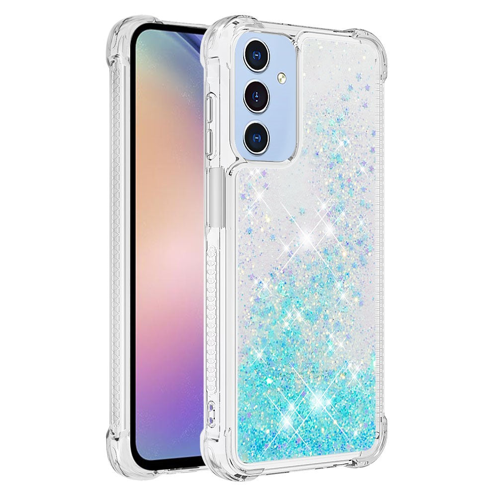 Galaxy A15 5G Glitzer-Hülle – Stoßfest & mit Treibsand
