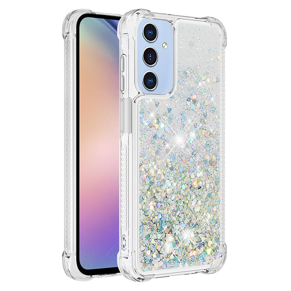 Galaxy A15 5G Glitzer-Hülle – Stoßfest & mit Treibsand