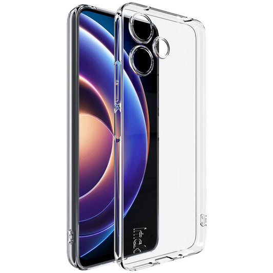 IMAK UX-5 Series for Xiaomi Redmi 12 5G (Global) / Redmi Note 12R 5G / Poco M6 Pro 5G Case Anti-fall Clear TPU Smart Phone Cover
