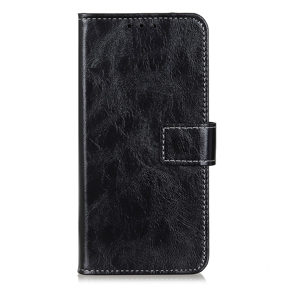 For Xiaomi Redmi 13C 4G / 5G / 13R 5G / Poco M6 5G / Poco C65 4G Case Slim-Fit Retro Crazy Horse Texture Wallet Leather Phone Cover